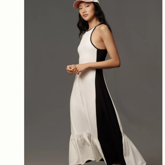 Brand New Daily Practice Colourblock Racer Midi Dress - Picture 2 of 6